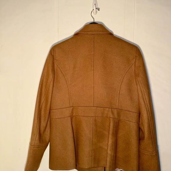 J. Crew wool blend pea coat, caramel
colour, size 14 - Picture 4 of 7